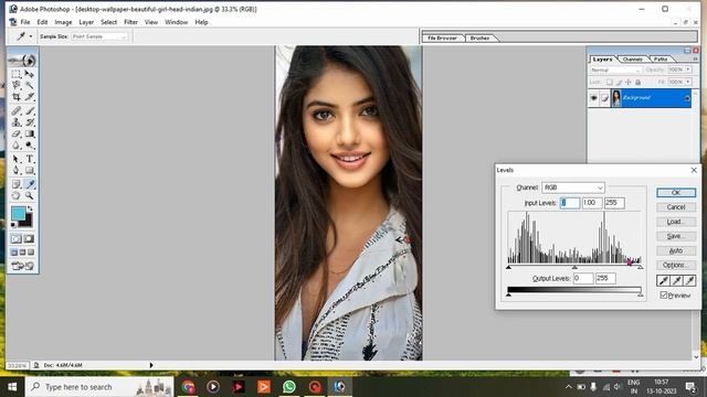 make photos with auto levels in Photoshop смотреть онлайн