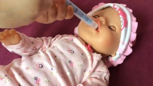 ❤ Беби Бон заболел  ИГРАЕМ В ДОКТОРА с уколами, Маша как Мама Лечит куклу Беби Бон серия про доктор