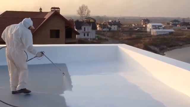 Напыляемая гидроизоляция жидкой резиной от 790р/м2 под ключ с материалом смотреть онлайн