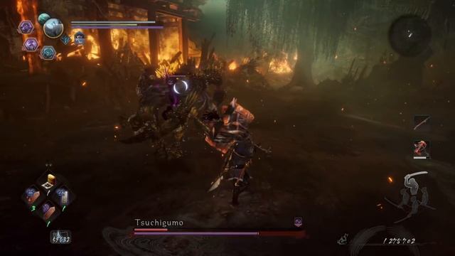 Nioh 2 DLC - Tsuchigumo Boss Fight (Darkness in the Capital DLC) смотреть онлайн