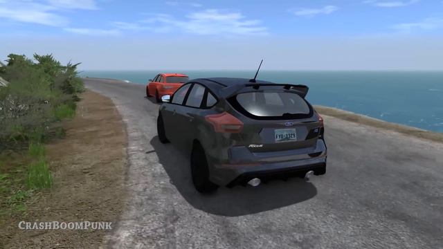 Street Racing Crashes #10 - BeamNG Drive | CrashBoomPunk