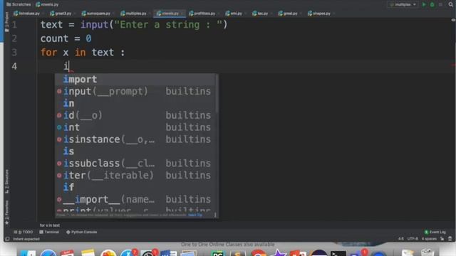 Python Program| To count number of vowels in a User Inputed String |#anjaliluthra #pythonprogrammin смотреть онлайн