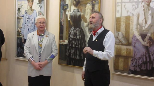 Вернисаж выставки "Татьянин день. Женский портрет" в Союзе Художников Санкт-Петербурга 25.01.2022 г смотреть онлайн