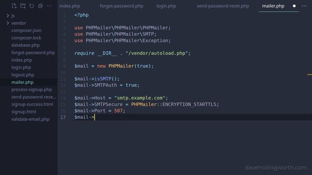 PHP Password Reset by Email смотреть онлайн