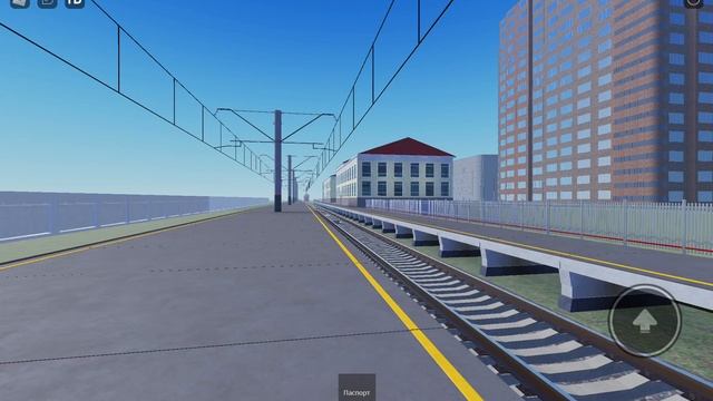 ЭП2К-147 С пассажирским поездом прибывает на станцию Рязань-1 в роблокс смотреть онлайн