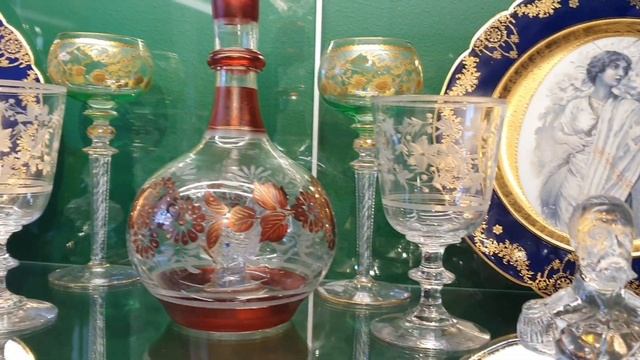 Антикварное стекло России и Европы XIX-XXвв | Антикварная галерея Styx Art&Antiques Санкт-Петербург смотреть онлайн