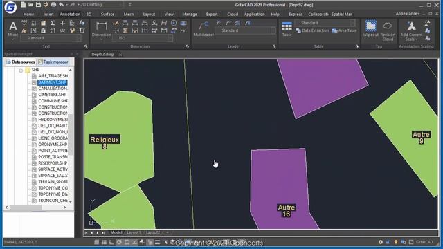 Labeling data of objects in a drawing (GstarCAD) - Spatial Manager Blog смотреть онлайн