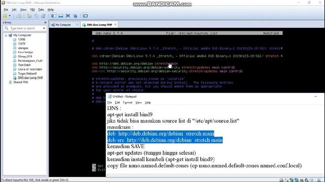 TKJ SMKN 22 Jakarta - DEBIAN 9 DNS DAN LAMP PHP 7.0 ??!! MUDAH KOK..!! смотреть онлайн