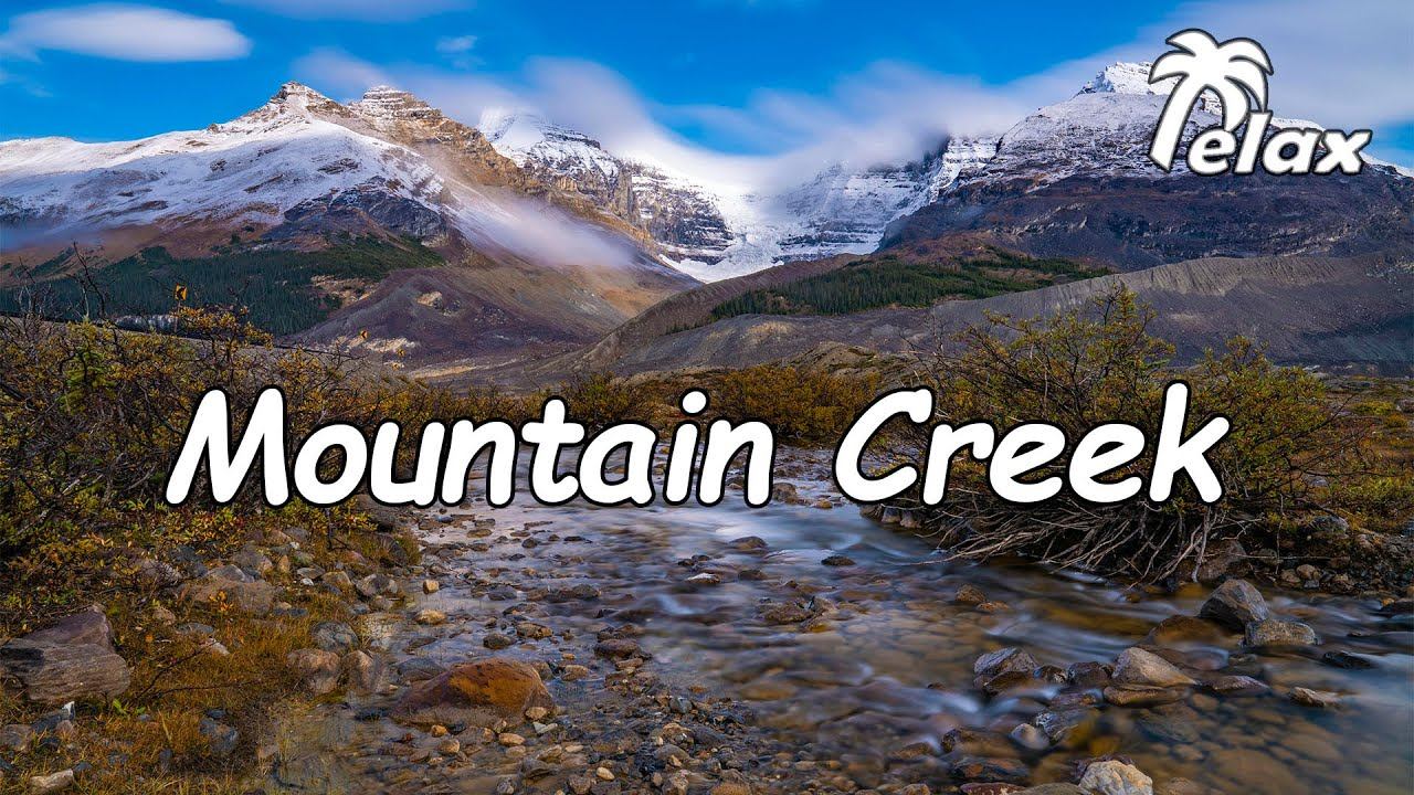 Snowfall and Spring Creek in the Mountains смотреть онлайн