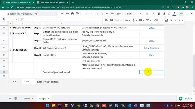 Apex 21 installation on Windows 10 with ORDS #DBA_Cave #Oracle смотреть онлайн