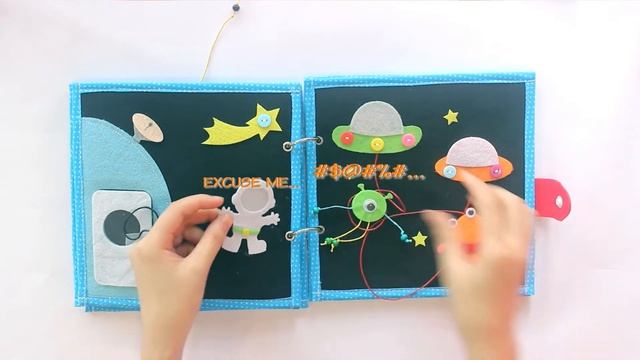Space book Quiet book смотреть онлайн