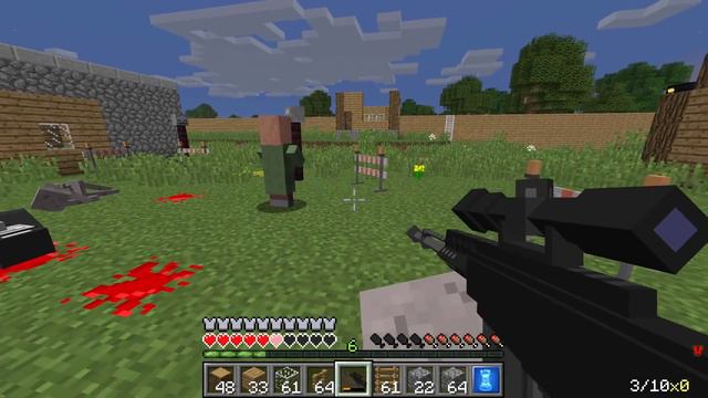 Minecraft HELP FIND MURDER MYSTERY KILLER TO SAVE POLICE GOLEM MOD / DANGEROUS MOBS ! Minecraft Mod смотреть онлайн