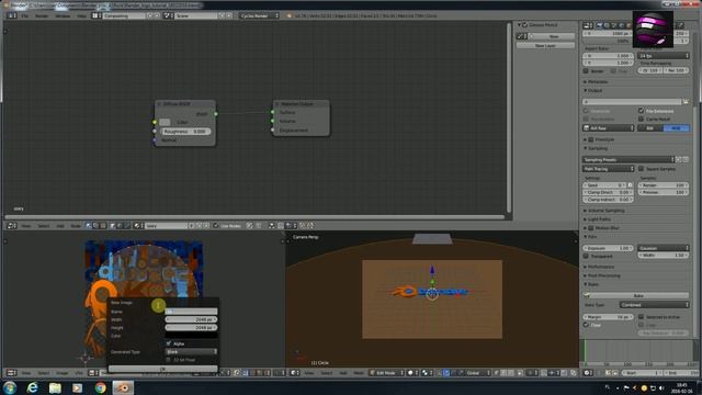Blender 2.76 Wypiekanie tekstur w Cycles Animacja via Viewport Poradnik PL смотреть онлайн
