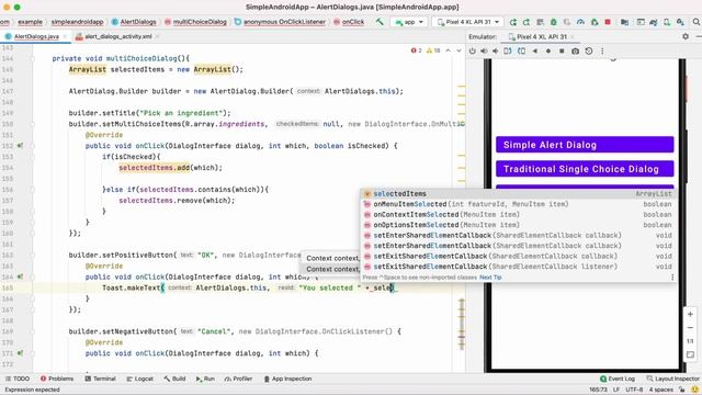 Custom Alert Dialog in Android | Material Design Alert Dialogs | Android Programming Basics смотреть онлайн
