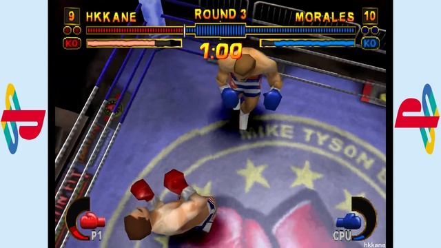 PS1 - Mike Tyson Boxing World Mode Full Gameplay