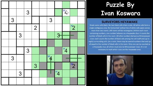 How to solve a Surveyors Heyawake puzzle? смотреть онлайн