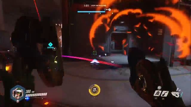 Overwatch - Crazy Tracer Rewind in Arcade смотреть онлайн