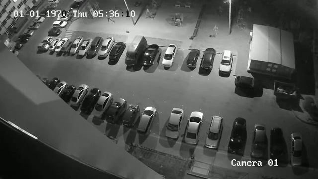 Ночная съёмка камерой видеонаблюдения Hikvision 2mp с крыши жилого дома_3