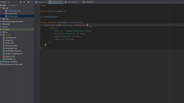 Php slim framework ?? ??(routing, middleware, container, etc...) смотреть онлайн