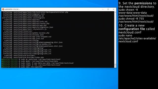 How to Install Nextcloud Server on Windows 10 using WSL смотреть онлайн