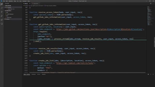 APIs 05: GitHub Jobs X Todoist Mashup смотреть онлайн
