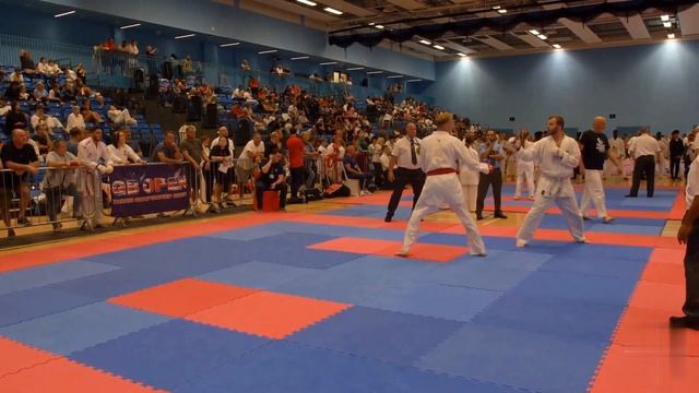TIMING MAKES PERFECT | WUKF Karate Cup - Kumite Male Sanbon -85 Kg Final #wukf #karate #ippon смотреть онлайн