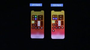 Сравнение дисплея iphone X zy и gx Oled
