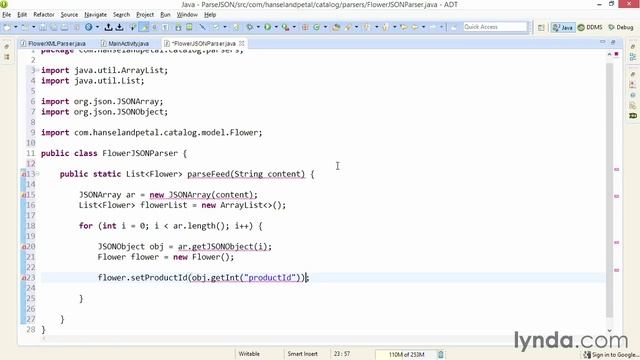 03 06 parsejson (Connecting Android Apps to RESTful Web Services) смотреть онлайн