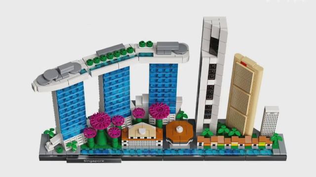 Lego Architecture Singapore-republic of singapore 🇸🇬 21057 смотреть онлайн