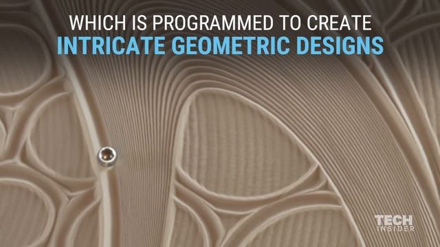 Table that creates sand art with marble that rolls by itself смотреть онлайн