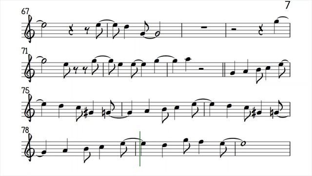 Reasons in C Flute Violin Sheet Music Backing Track Play Along Partitura смотреть онлайн