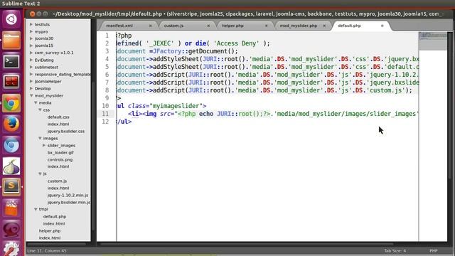 How to create Joomla 2.5 Module - Ep 7 - How to create image slider joomla 2.5 module смотреть онлайн