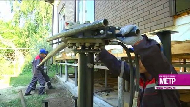 Монтаж винтовых свай малогабаритной установкой смотреть онлайн