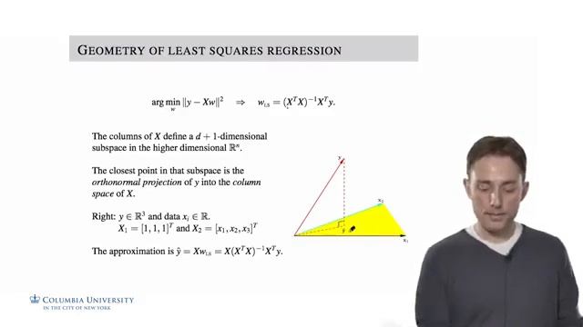 2 5 Geometry of Least Squares Regression | Machine Learning смотреть онлайн
