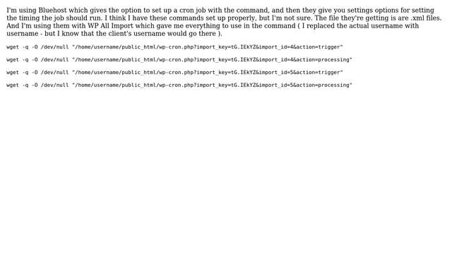 Wordpress: Is WGET correct for this cron job? смотреть онлайн