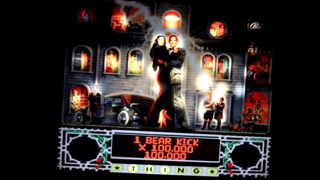 Williams 1992 The Addams Family Pinball Backlit UVP Backglass MOD смотреть онлайн