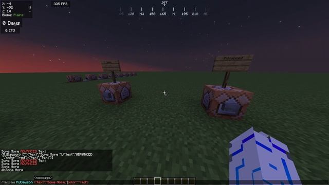 How to get messages to appear in chat. Using /tellraw смотреть онлайн