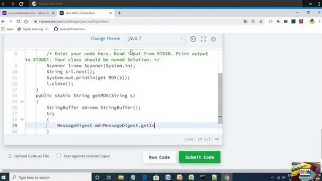 59:Java MD5 || Hackerrank java solution смотреть онлайн