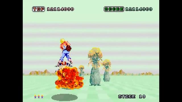 Space Harrier - Arcade Longplay смотреть онлайн