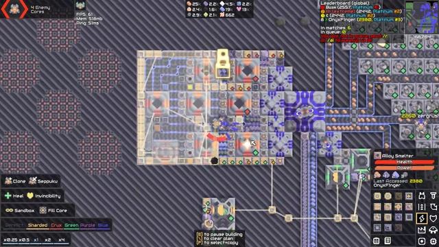 Mindustry Ranked PvP lobby chillin' : Making eclipses on district 10 ! смотреть онлайн