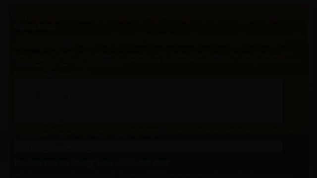 docker run mongo image on a different port смотреть онлайн