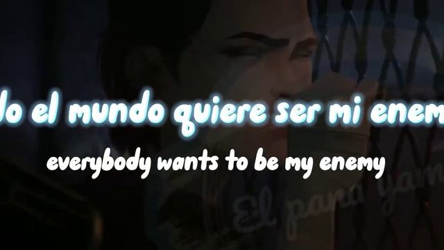Imagine Dragons x J.I.D- ENEMY de la serie arcane (traducción original al español) [lyrics +español смотреть онлайн