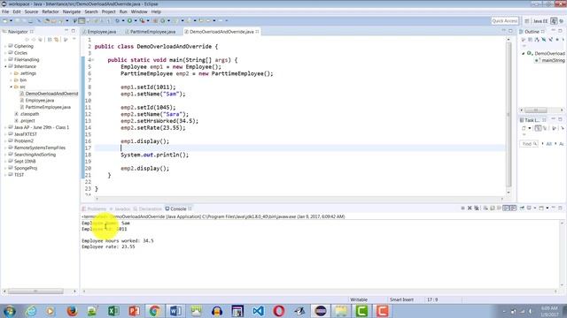 Java Overriding and Inheritance смотреть онлайн
