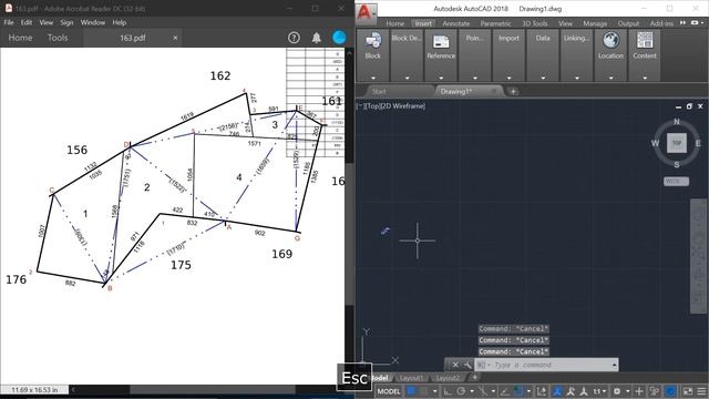 Import Pdf file in AutoCAD || #manasurveyor смотреть онлайн