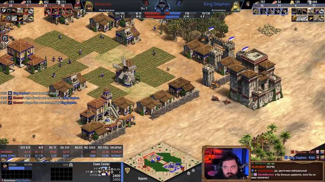 Vinchester играет сегодня?! АНОНИМНЫЙ турнир за $50.000 по Age of Empires 2: Hidden Cup 5 День 6 смотреть онлайн
