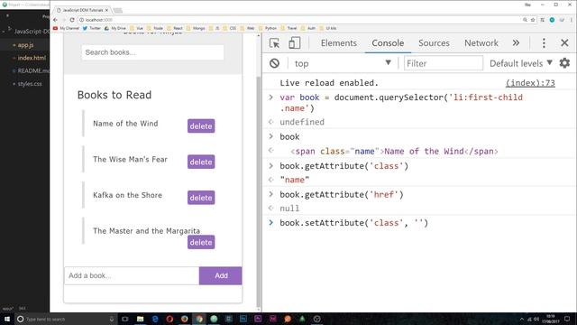 JavaScript DOM Tutorial #14 -Attributes смотреть онлайн
