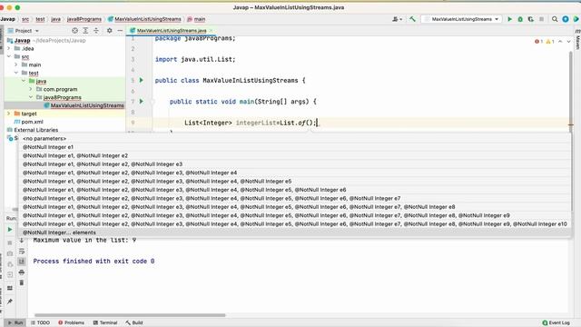 Java 8 Interview Program to find max Value in List using Stream. смотреть онлайн