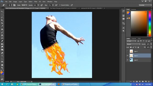 Bangla Funny Photo Edit In PhotoShop | Fireman Manipulation | Tech i Am смотреть онлайн