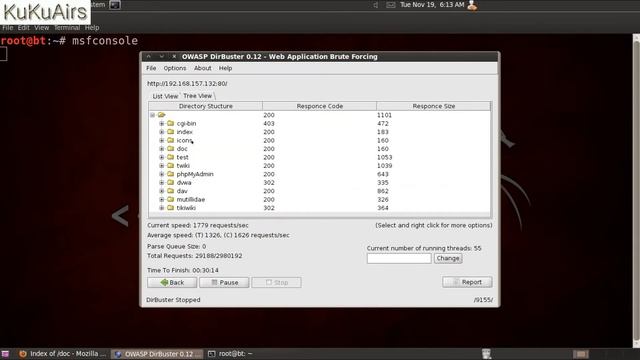Metasploit Web Hacking(falsification) - KuKuAirs смотреть онлайн