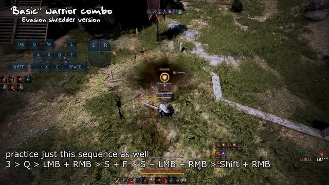 Black Desert Updated Awakening Warrior Combo Guide - Anti Evasion and High DPS смотреть онлайн